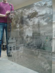 Прага. Гравировка фотографии на стекле. 1180х1150мм.
